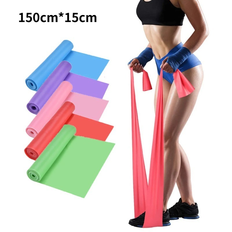 Home Gym Resistance Machine - Doğal Lateks Direnç Bantları, Yoga Pilates