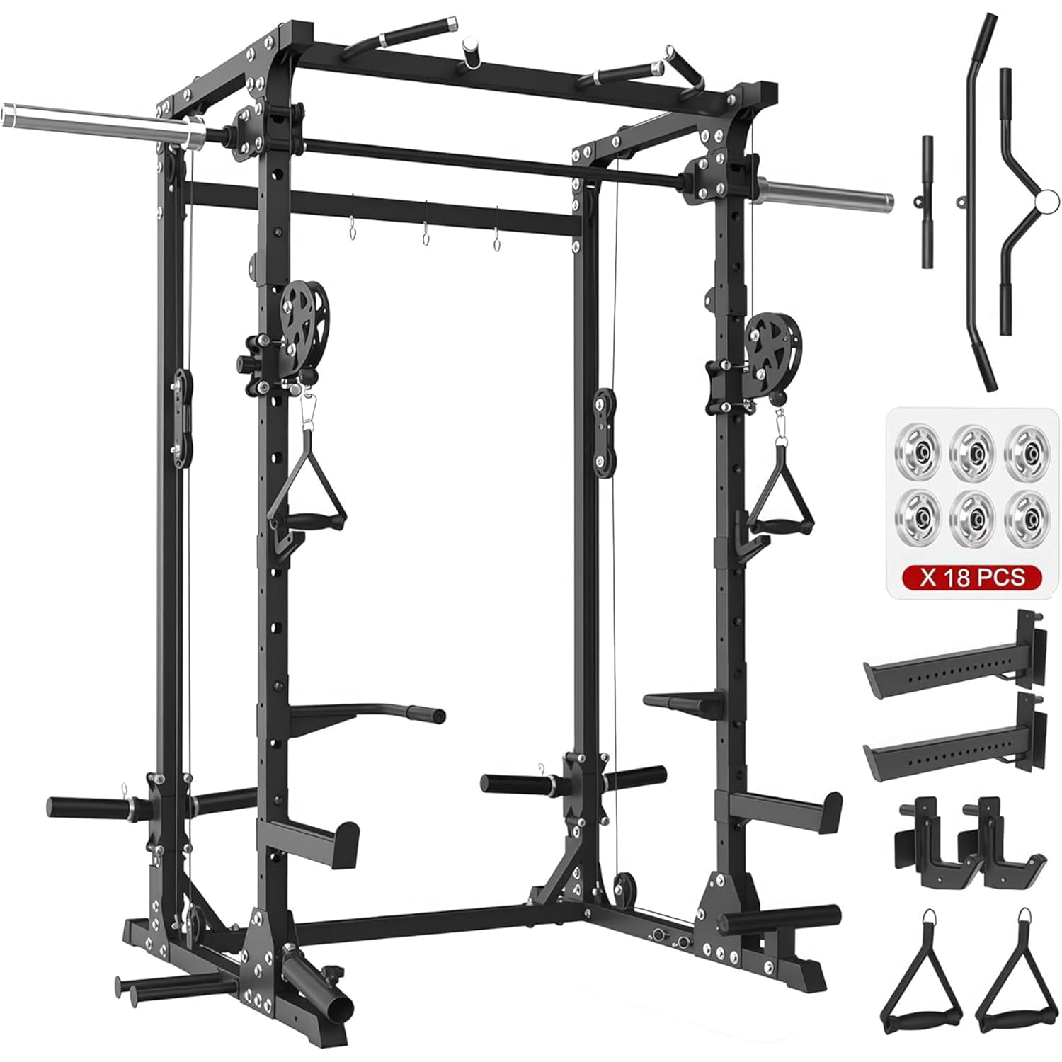 Home Gym One Machine - Smith Makinesi, 5'i 1 Arada Ağır