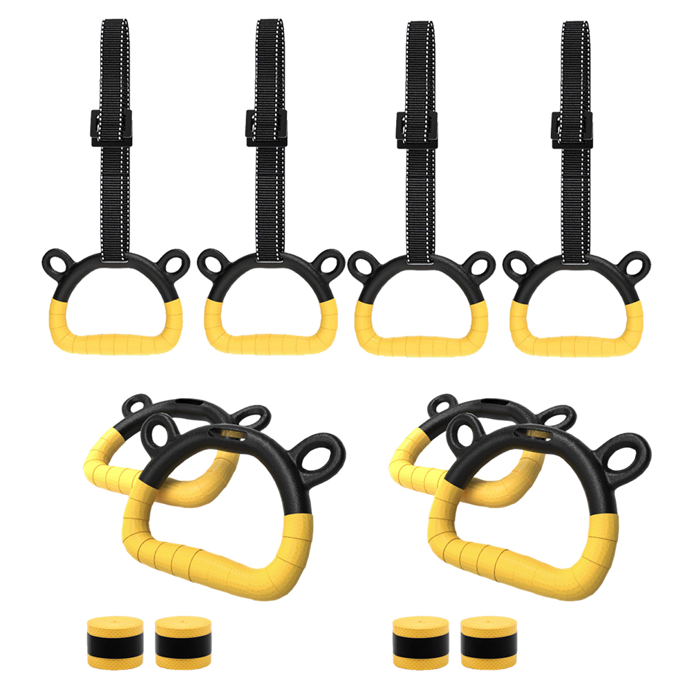 Home Gym Options - Ayarlanabilir Kayışlı Jimnastik Halkası Tokaları, Çekme