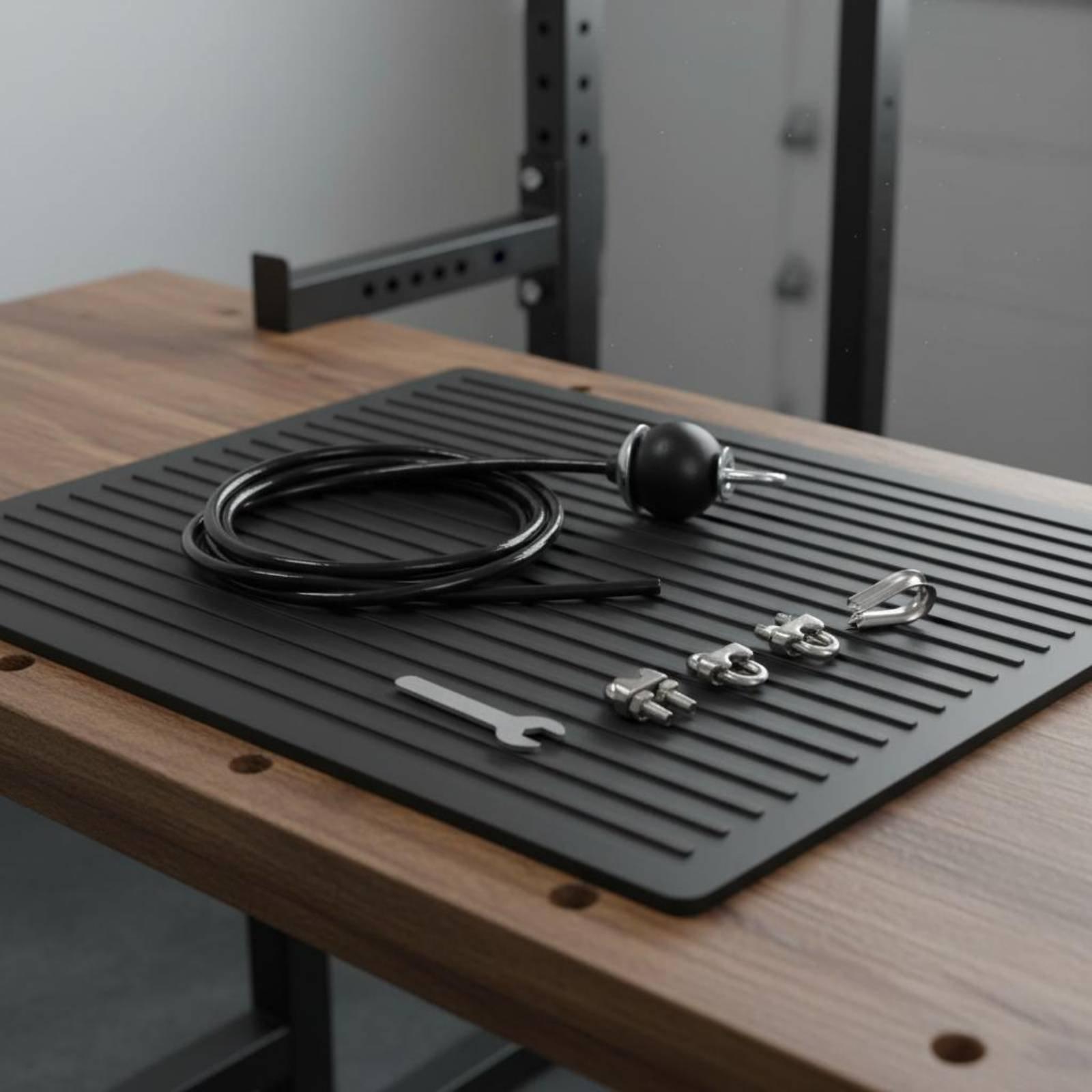 Home Gym Machine - Ayarlanabilir Çelik Halatlı Kasnak Kablosu, Evdeki