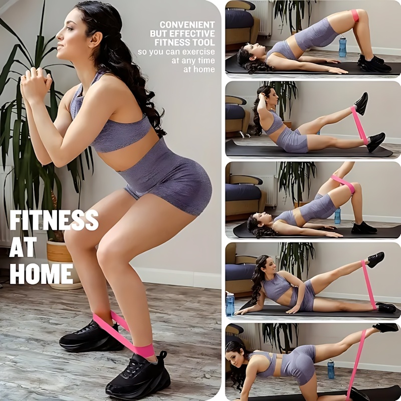 5'li Pembe Direnç Bandı Seti,  - Home Gym Outfit incelemesi ve fiyatı
