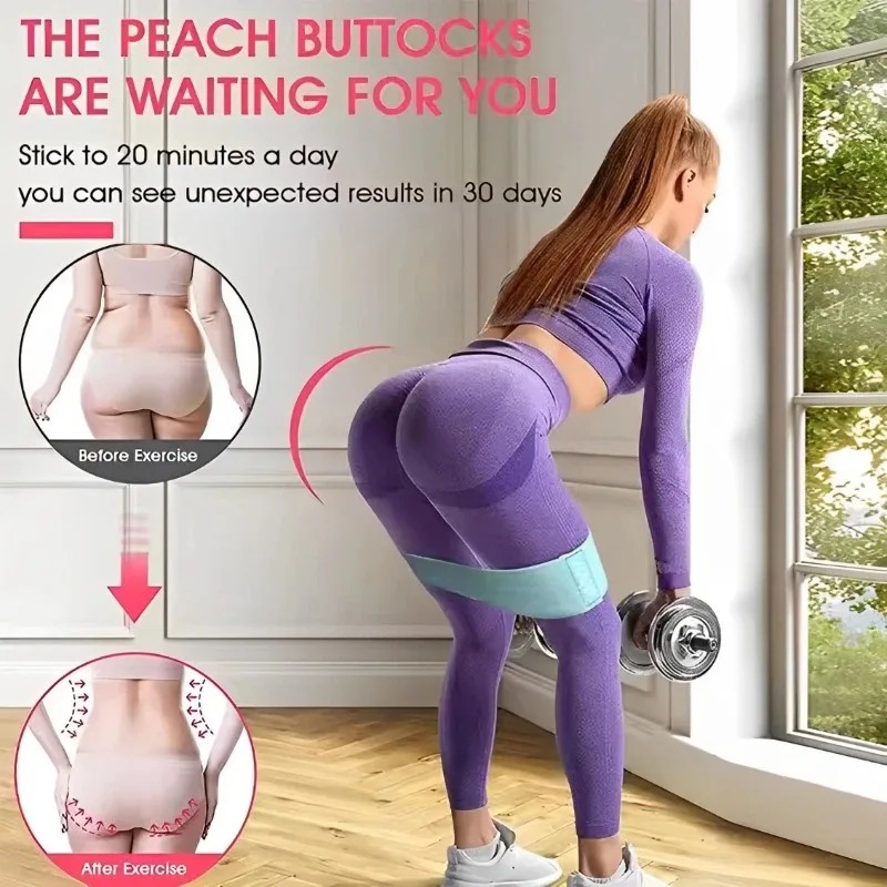 3 adet kumaş dirençli kalça ba - Home Gym Resistance Machine incelemesi ve fiyatı